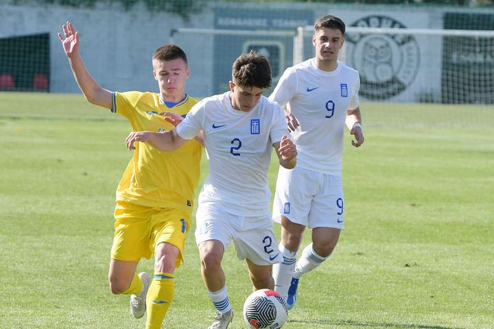 Κ17 Ελλάδα – Ουκρανία 0-2: Ξεκίνησε με ήττα τις υποχρεώσεις της στον Elite Round