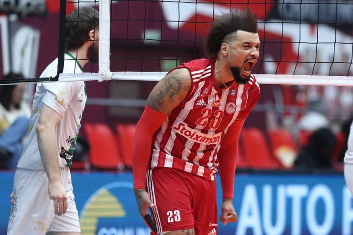 Ολυμπιακός – Μίλωνας 3-1: Ερυθρόλευκη απάντηση στο Μελίνα Μερκούρη και προβάδισμα στα ημιτελικά της Volley League