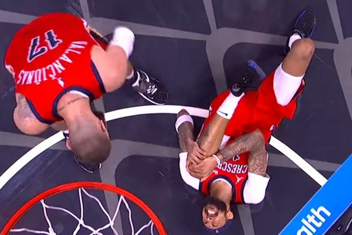 NBA, Πέλικανς: Συναγερμός με Ίνγκραμ, φόβοι ότι τραυματίστηκε σοβαρά στο γόνατο