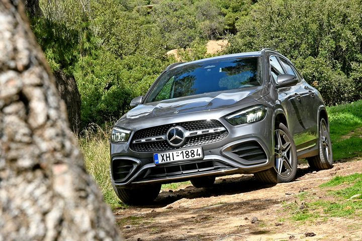Δοκιμή του πιο προσιτού SUV της Mercedes, της ανανεωμένης και υβριδικής GLA 200