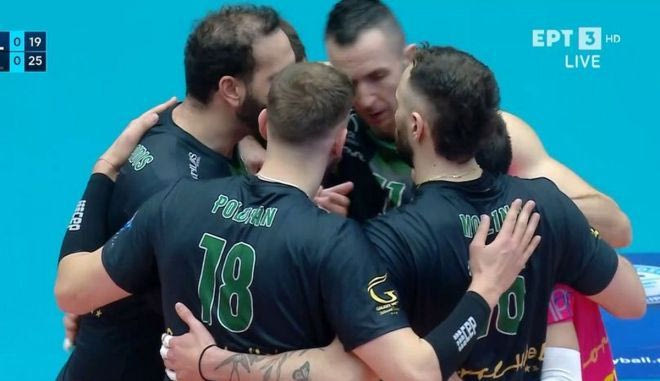 Ο Μίλωνας παίρνει προβάδισμα με 0-1 στα σετ κόντρα στον Παναθηναϊκό