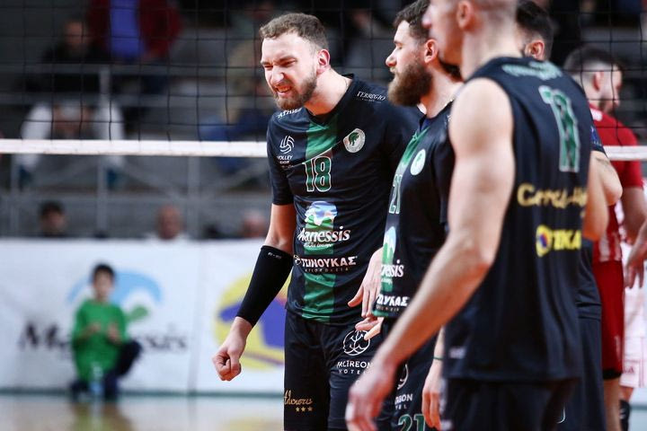 Μίλωνας – Ολυμπιακός 3-0: Η απόρθητη Νέα Σμύρνη οδήγησε το ζευγάρι σε πέμπτο ημιτελικό στη Volley League ανδρών