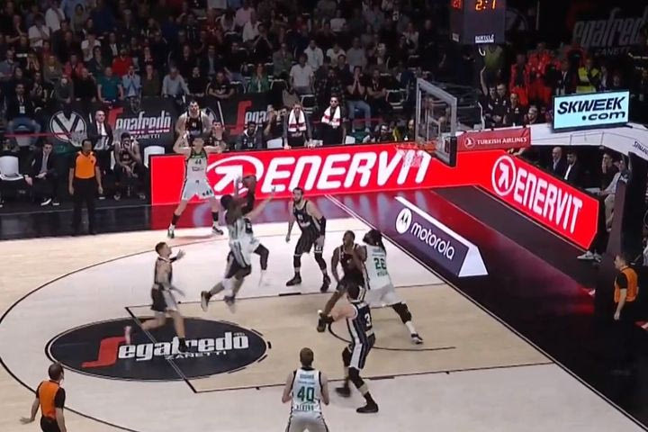 Βίρτους – Παναθηναϊκός AKTOR: Το buzzer beater του Ναν που υπέγραψε τον θρίαμβο των πρασίνων στην Ιταλία
