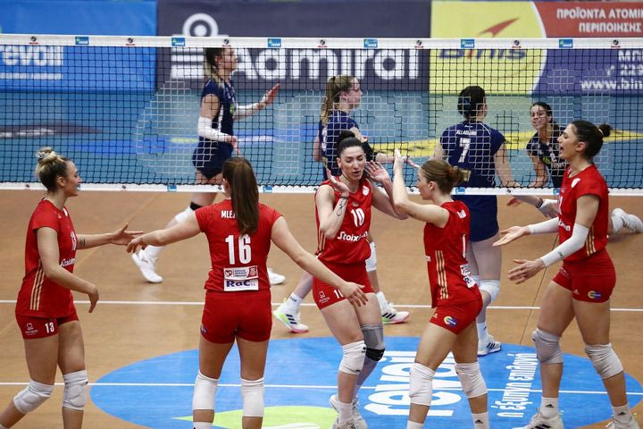 Volley League γυναικών: Άνετο προβάδισμα πρόκρισης για Ολυμπιακό, Παναθηναϊκό και ΑΕΚ