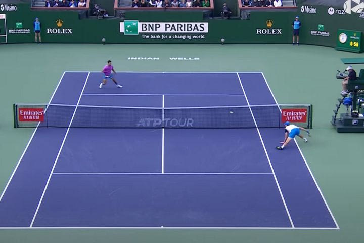 Indian Wells: Ο ανεπανάληπτος κερδισμένος πόντος του Σίνερ κόντρα στον Αλκαράθ