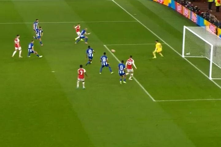 Το 1-0 της Άρσεναλ με τον Τροσάρ