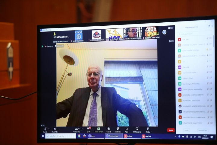 Βασιλακόπουλος, η επιστροφή: Επίτιμος πρόεδρος της ΕΟΚ, συμμετείχε στη Γενική Συνέλευση της Ομοσπονδίας