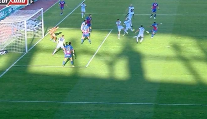 Το 1-0 του Βόλου με τελείωμα του Κόμπα μέσα στην περιοχή