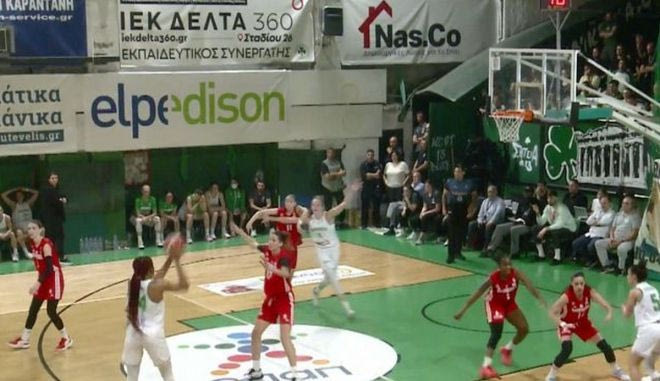 Παναθηναϊκός – Ολυμπιακός: Η πάσα της Αλέιν που διαπέρασε την άμυνα των ερυθρόλευκων