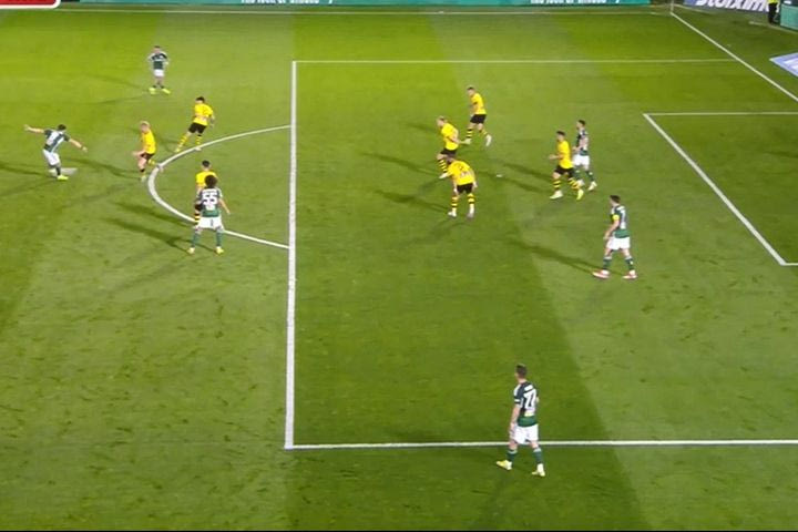 Ο Παναθηναϊκός έκανε το 2-1 απέναντι στην ΑΕΚ μέσα σε δύο λεπτά