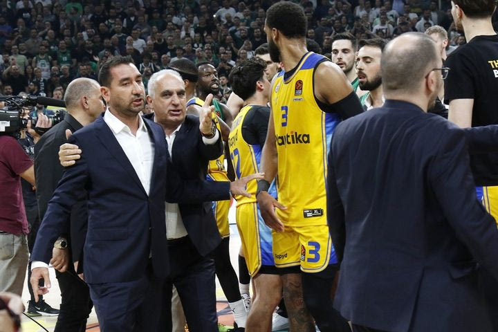Παναθηναϊκός AKTOR – Μακάμπι: Ένταση στον διάδρομο των αποδυτηρίων