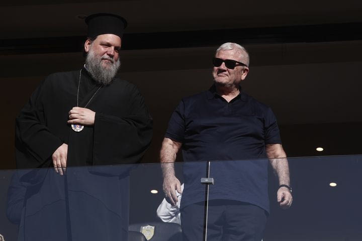 ΑΕΚ: Σε πελάγη ευτυχίας ο Δημήτρης Μελισσανίδης στον εορτασμό των 100 χρόνων του Δικέφαλου