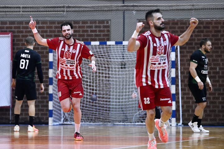 Ο Ολυμπιακός έφτασε τους 42 τελικούς στην Ευρώπη μετά την πρόκριση του χάντμπολ ανδρών