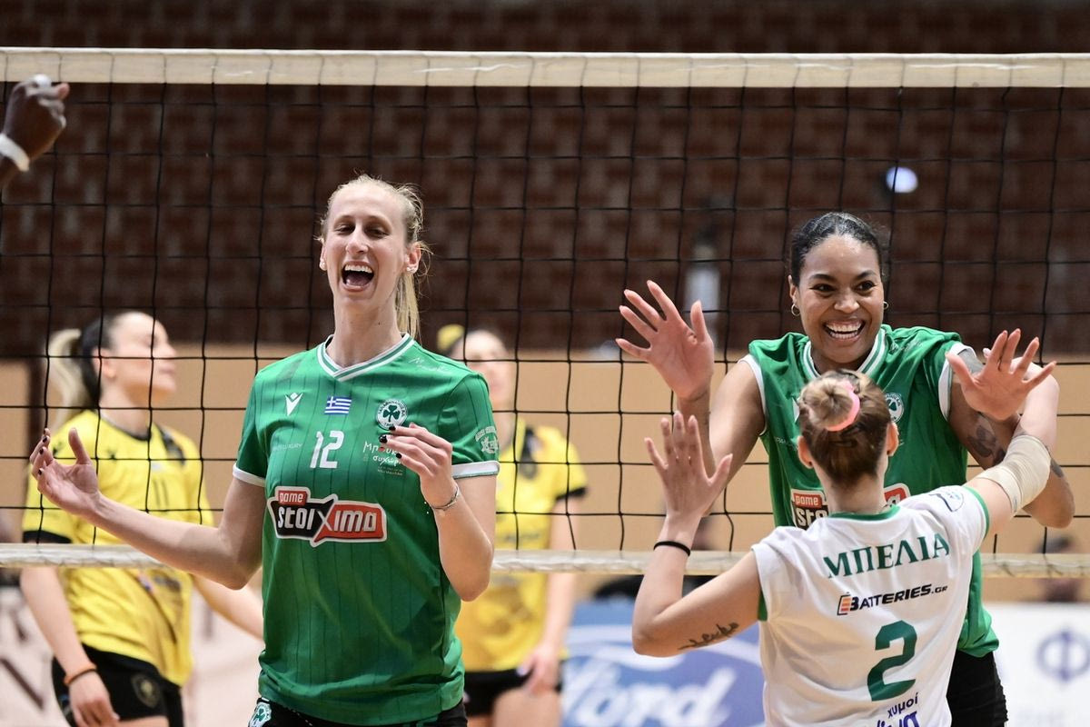 ΑΕΚ – Παναθηναϊκός 2-3: Σπουδαίο διπλό πρόκρισης των “πρασίνων” στο Ολυμπιακό Χωριό και επανάληψη του περσινού τελικού στη Volley League