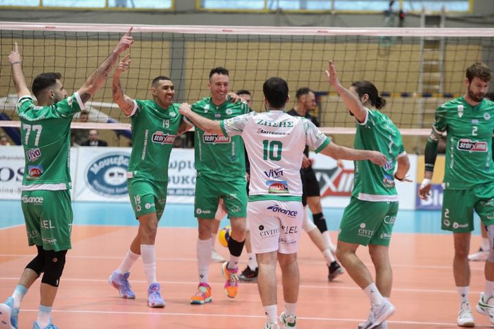 Ο Παναθηναϊκός πήρε και το 2ο σετ κόντρα στον ΠΑΟΚ και κατέκτησε το League Cup