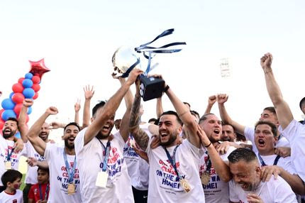 Πανιώνιος: Η φιέστα των πρωταθλητών για την άνοδο στη Super League 2