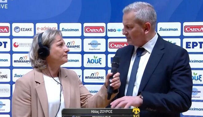 Οι δηλώσεις του Ηλία Ζούρου μετά από την ήττα της ΑΕΚ Betsson από τον Απόλλωνα Πάτρας