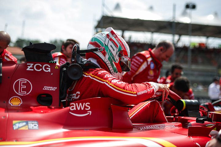 Τι εννοεί ο Λεκλέρ λέγοντας ότι οι Red Bull και McLaren “έκαναν κάτι παράξενο” στην ευθεία της Ίμολα