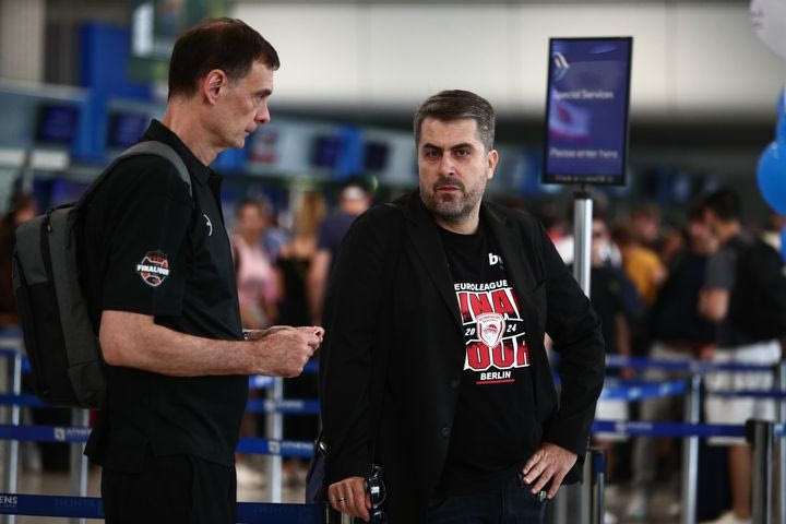 Final Four 2024, Ολυμπιακός: Η αναχώρηση της ερυθρόλευκης αποστολής για το Βερολίνο
