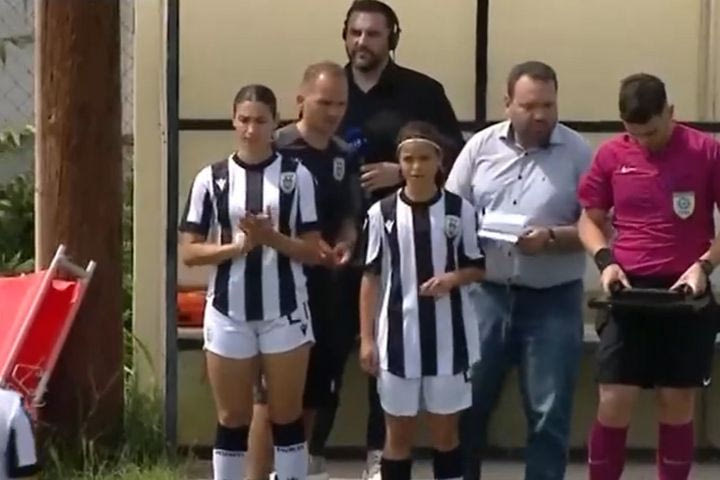 Ποδόσφαιρο γυναικών: Η 13χρονη Μπουρονίκου μπήκε αλλαγή στο ΠΑΟΚ – Αστέρας