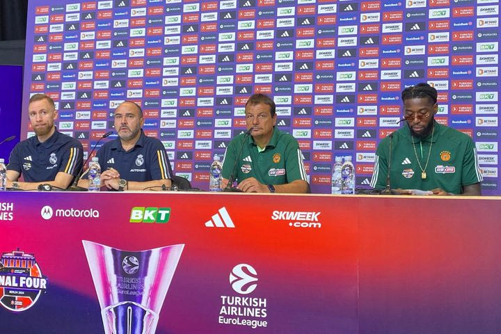 Final Four 2024, Ρεάλ – Παναθηναϊκός AKTOR: LIVE Streaming η συνέντευξη Τύπου ενόψει του τελικού