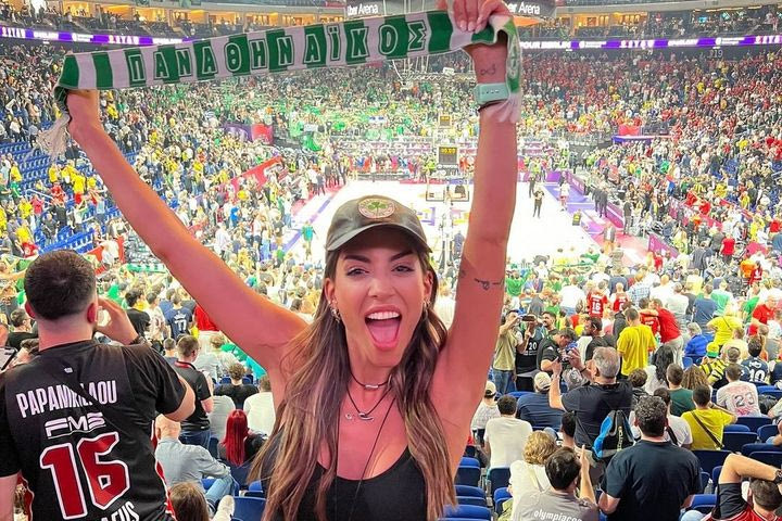 Final Four 2024: Σε έκσταση η Φελίσια Τσαλαπάτη στην Uber Arena