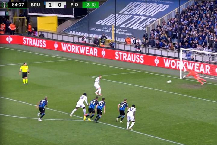 Το 1-1 του Μπελτράν που έστειλε τη Φιορεντίνα στον τελικό