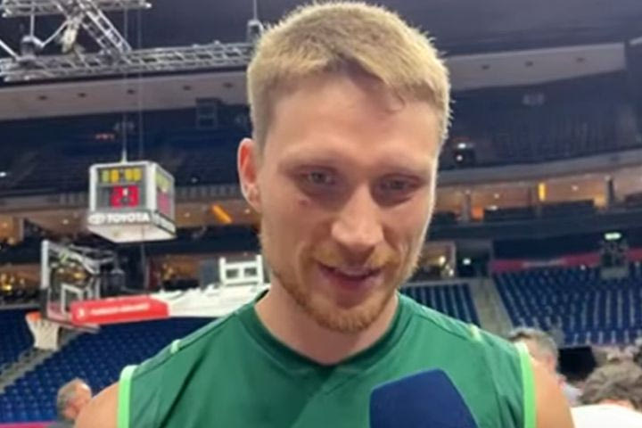 Final Four 2024, Γκριγκόνις: “Θα ήταν εκπληκτικό να μιλήσω ελληνικά, αλλά είναι δύσκολη γλώσσα”
