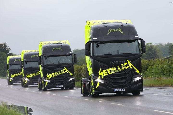 Οι Metallica θα γυρίσουν τον κόσμο με στόλο της IVECO στην περιοδεία M72 World Tour