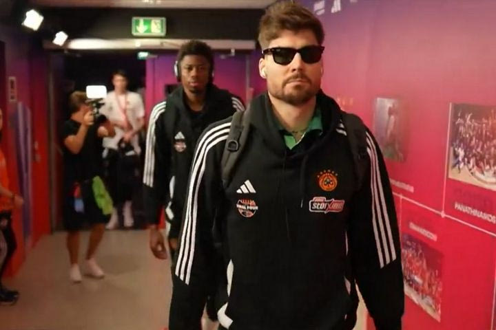 Final Four 2024, Παναθηναϊκός AKTOR: Με γυαλιά ηλίου ο Χουάντσο Ερνανγκόμεθ στο δρόμο για τα αποδυτήρια της Uber Arena