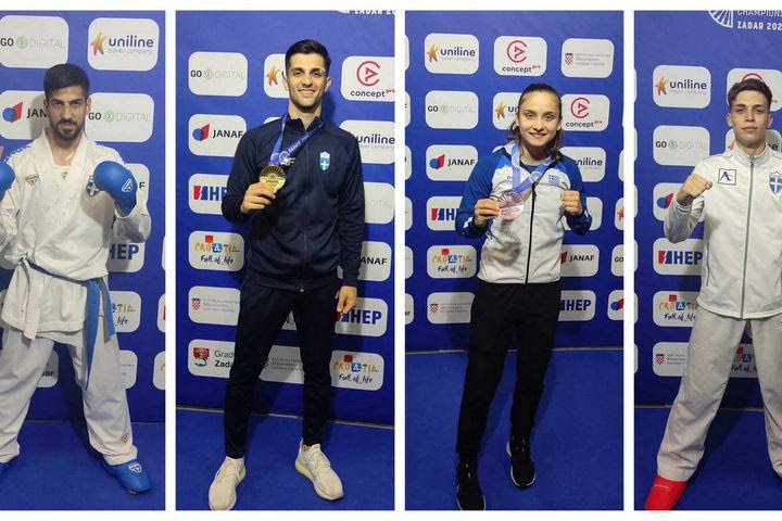 Καράτε: Πρωταθλητές Ευρώπης Ξένος και Μαστρογιάννης “χάλκινοι” Στόλη και Μπαλιώτης