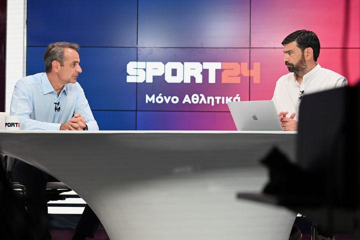 Η συνέντευξη του Κυριάκου Μητσοτάκη στο SPORT24 έπαιξε σε όλα τα μεγάλα τηλεοπτικά δίκτυα