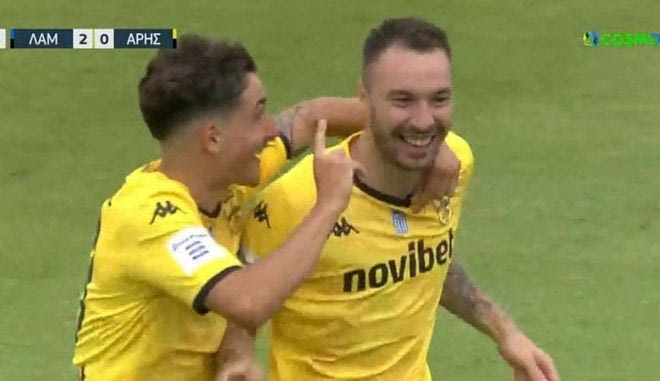 Ο Μορόν μείωσε με ωραίο διαγώνιο σουτ σε 2-1