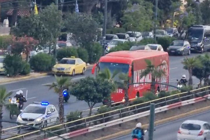 Ολυμπιακός – Φιορεντίνα: Το ταξίδι του πούλμαν των ερυθρολεύκων για την OPAP Arena
