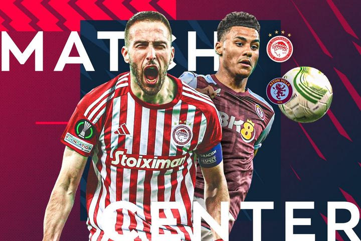 LIVE: Ολυμπιακός – Άστον Βίλα