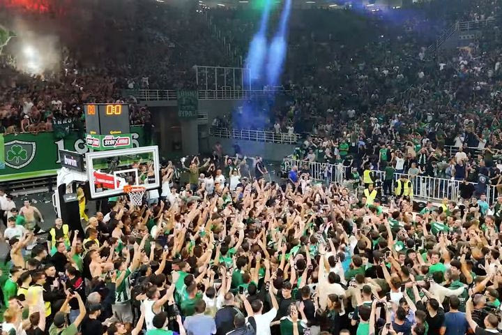 Παναθηναϊκός AKTOR: Το φλεγόμενο ΟΑΚΑ, η πράσινη λαοθάλασσα και το πάρτι πρόκρισης με τον Λεσόρ