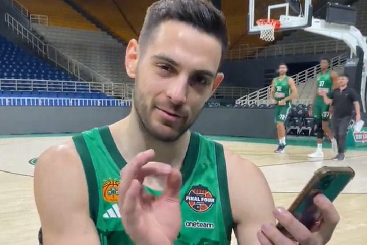 Παναθηναϊκός AKTOR: Το απολαυστικό μάθημα γερμανικών του Παπαπέτρου, τα σαρδάμ και το παιχνίδι με την κάμερα