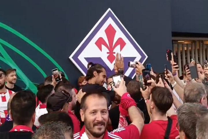 Στην OPAP Arena και ο Γιώργος Πρίντεζης, αποθεώθηκε από τον κόσμο του Ολυμπιακού