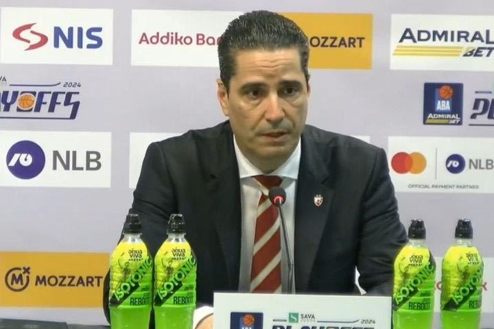 Ερυθρός Αστέρας: Ο Γιάννης Σφαιρόπουλος αφιέρωσε την κατάκτηση της ABA League στους τραυματίες Λαζάρεβιτς και Τόπιτς