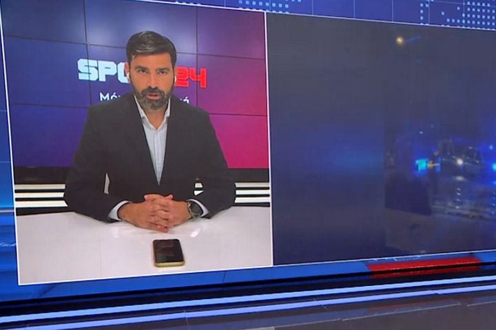 Ο Παντελής Βλαχόπουλος στο κεντρικό δελτίο ειδήσεων του ΑΝΤ1 για επεισόδια στο Βερολίνο και τον τελικό Κυπέλλου Ελλάδας Betsson