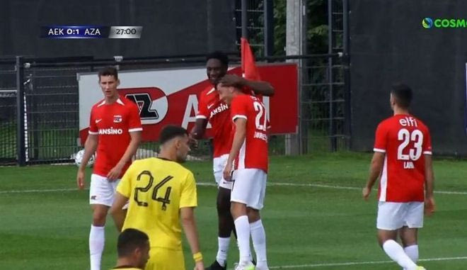 Με άψογο πλασέ ο Τσέφουικ έκανε το 2-0 για την Άλκμααρ