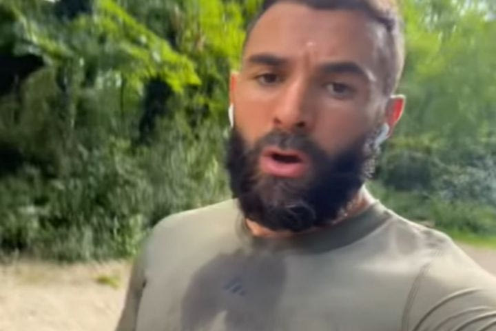 Μπενζεμά: Μουσκεμένος από τον ιδρώτα μετά την γυμναστική του στο δάσος