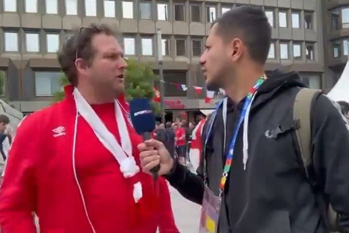 Euro 2024, Τρελαμένος Άγγλος: “Γιορτάστε το ποδόσφαιρο, ο Θεός το αγαπάει”