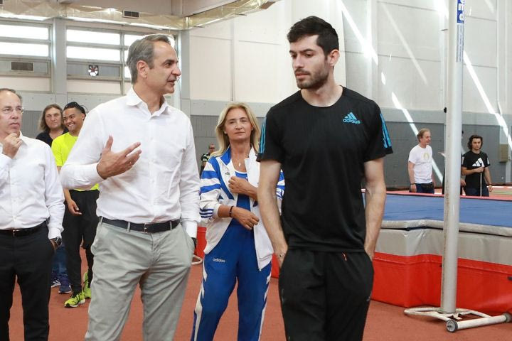 Ο Μητσοτάκης στο ΟΑΚΑ συναντήθηκε με Τεντόγλου και Καραλή