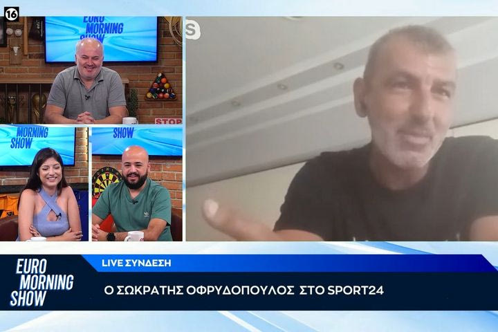 Ο Σωκράτης Οφρυδόπουλος στο Euro Morning Show: “Αυτές οι ομάδες με έχουν απογοητεύσει, η Εθνική θα ήταν ανταγωνιστική στα γήπεδα της Γερμανίας”