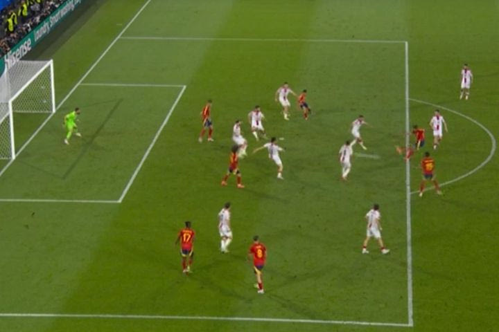 Euro 2024, Ισπανία – Γεωργία: Ο Ρόδρι ισοφάρισε 1-1 για τη “ρόχα” με ωραίο σουτ εκτός περιοχής