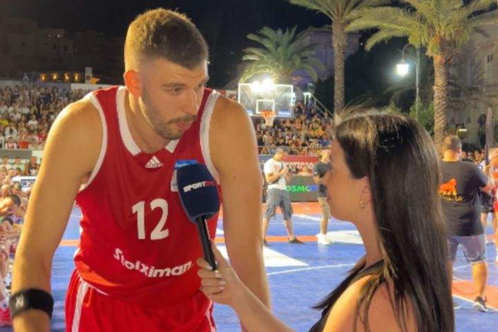 Ρογκαβόπουλος στο SPORT24 από το Stoiximan AegeanBall Festival: “Ευχαριστώ τον coach Σπανούλη για την κατανόηση”