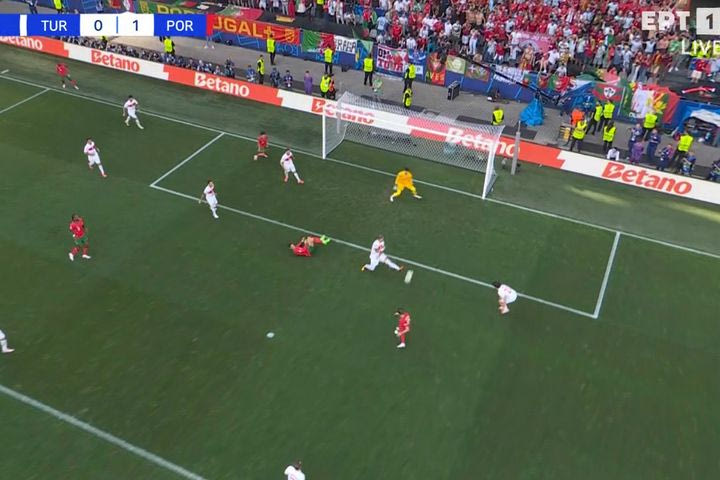 Euro 2024, Τουρκία – Πορτογαλία: Ο Σίλβα πλάσαρε άψογα και άνοιξε το σκορ