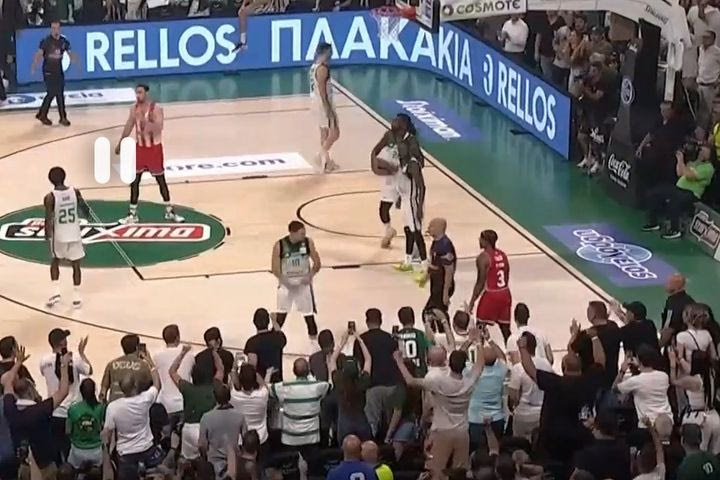 Παναθηναϊκός AKTOR – Ολυμπιακός: Η έντονη στιχομυθία του Σλούκα με τον Κάναν αμέσως μετά τη λήξη του ματς