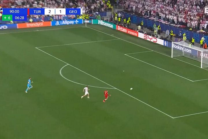 Euro 2024, Τουρκία – Γεωργία: Ο Ακτούρκογλου σφράγισε τη νίκη πλασάροντας σε κενή εστία για το 3-1
